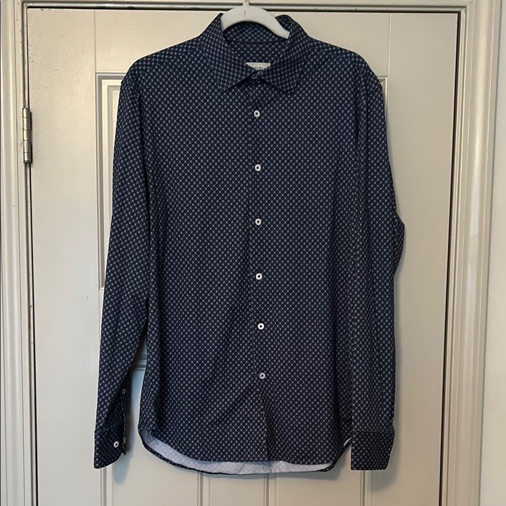 Jimmy Double Sided Micro Geometric/Solid OoohCotton® Shirt